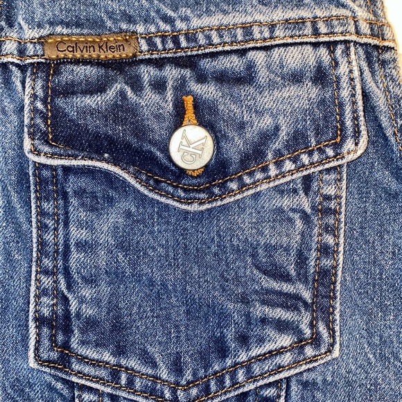 Calvin Klein Jean Vest - Picture 3 of 3
